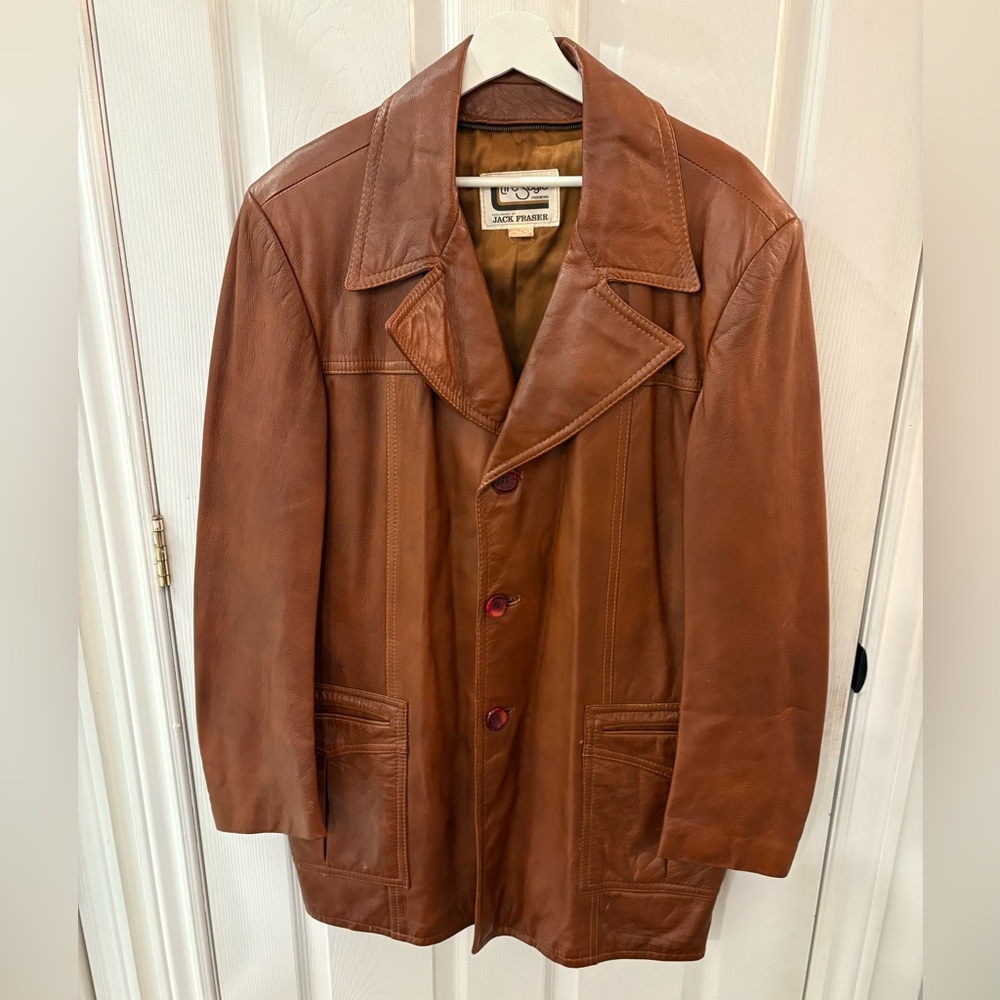 Men's Vintage Brown Leather Jacket